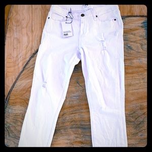 Paige white stretch denim skinny jeans size 29